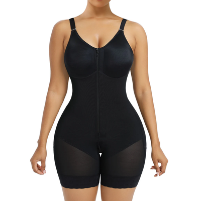 Loumora Full Body Shapewear with Anti-Roll Tech & Zipper