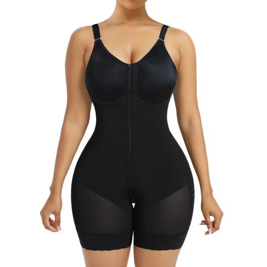 Loumora Full Body Shapewear with Anti-Roll Tech & Zipper