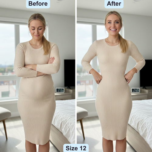 Loumora Full Body Shapewear with Anti-Roll Tech & Zipper