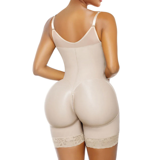 Loumora Full Body Shapewear with Anti-Roll Tech & Zipper